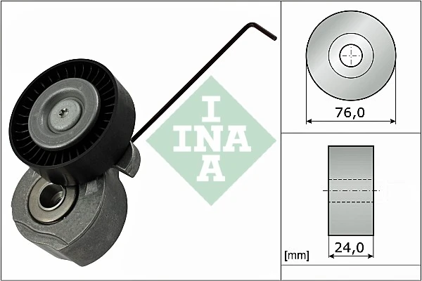 Belt Tensioner, V-ribbed belt